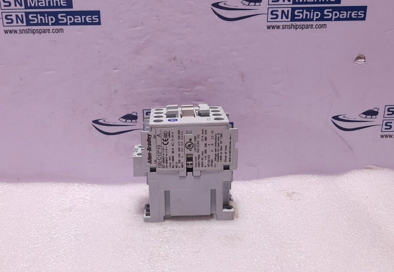 Allen Bradley 100-C12D10 Electrical Contactor IEC 12 A AMPS