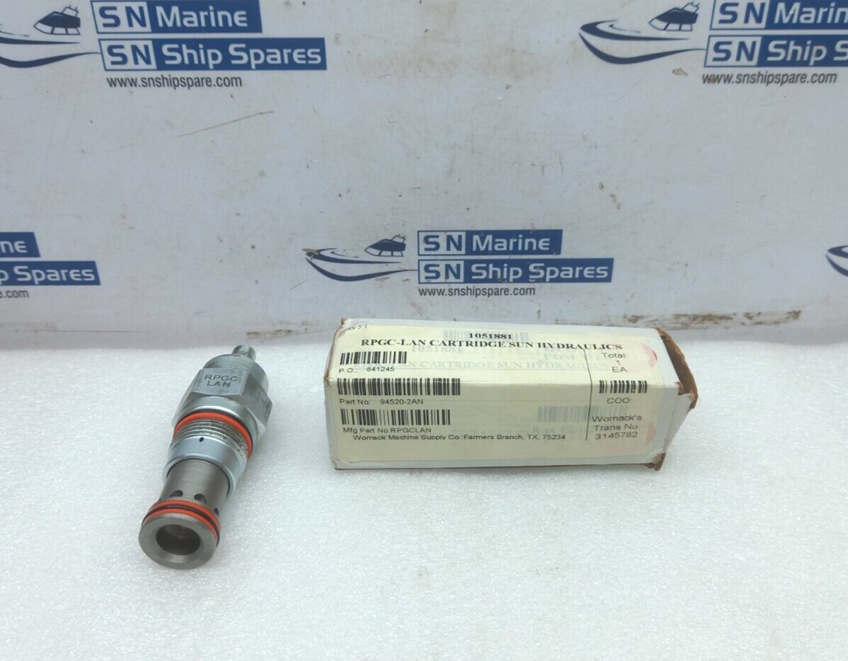 Sun Hydraulics RPGC-LAN Cartridge Valve 5059253 NOV 945820-2AN