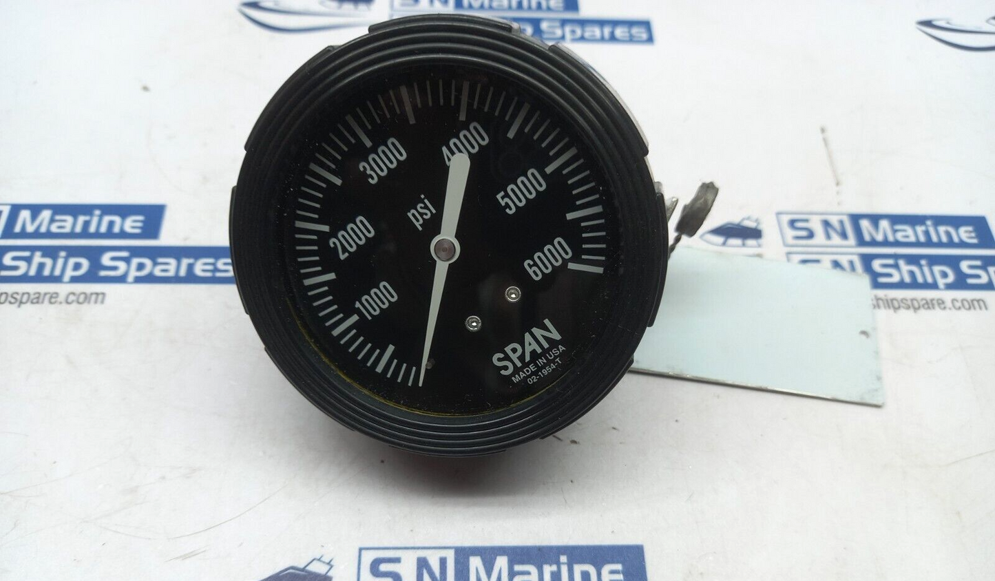 Span 02-1954-T Pressure Gauge 2-1/2 In 6K Psi Panel Nov-Shaffer 7403187