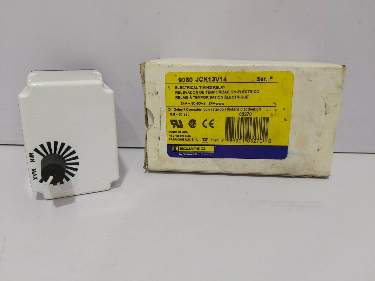 SQUARE D 9050JCK13V14 8-PIN RELAY SER-F 