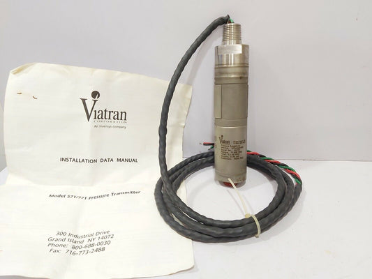 Viatran 5715AUSX818 Pressure Transmitter 0-500 Psi / 571