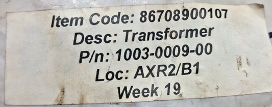 1003-0009-00 Transformer