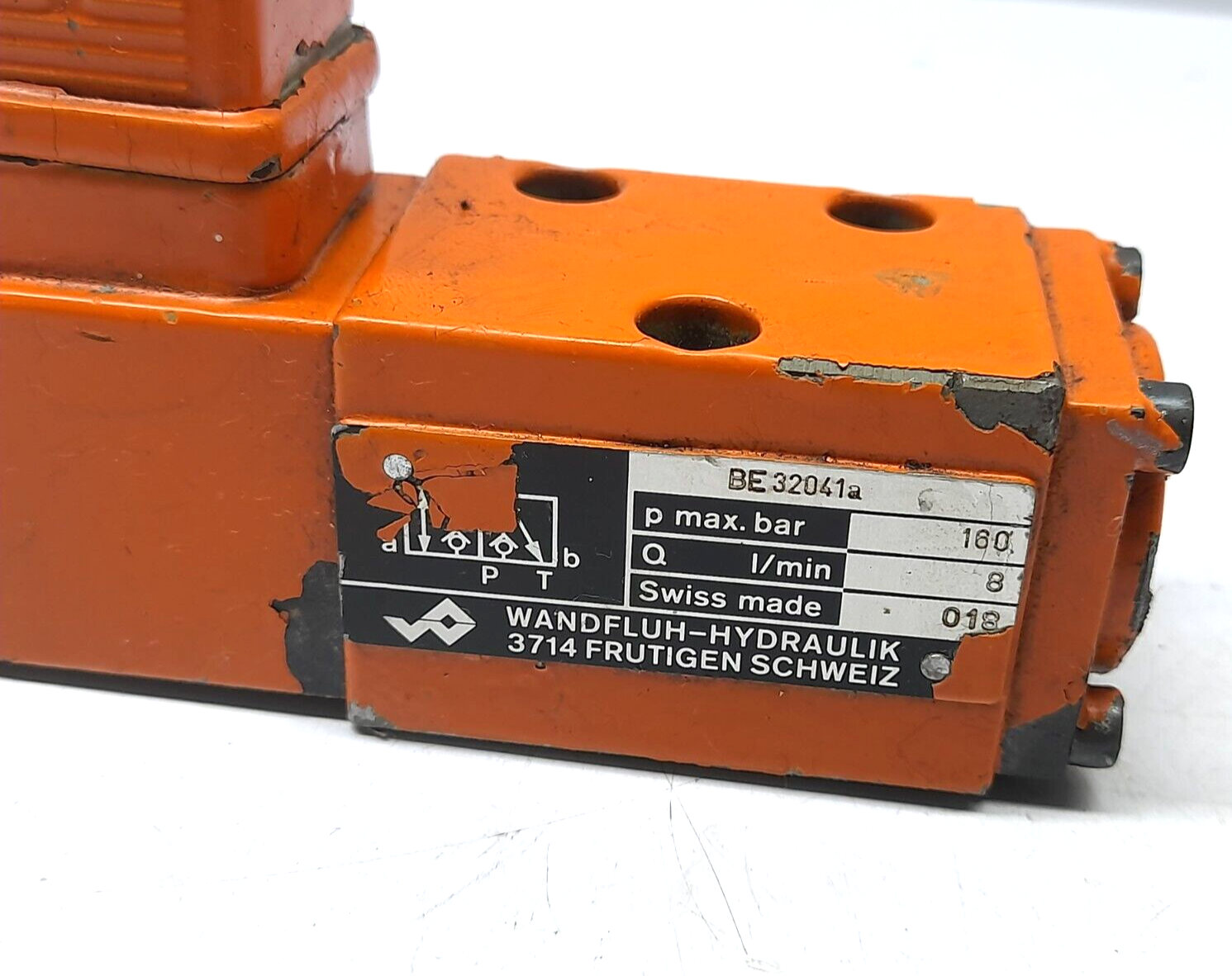 Wandfluh BE 32041a Solenoid Valve Pmax 160 Bar Q I/min 8