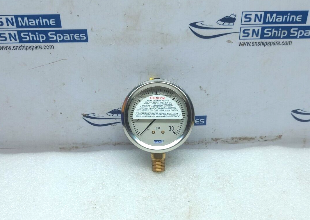 WIKA Pressure Gauge 0-30 PSI Gauge CG BG AB