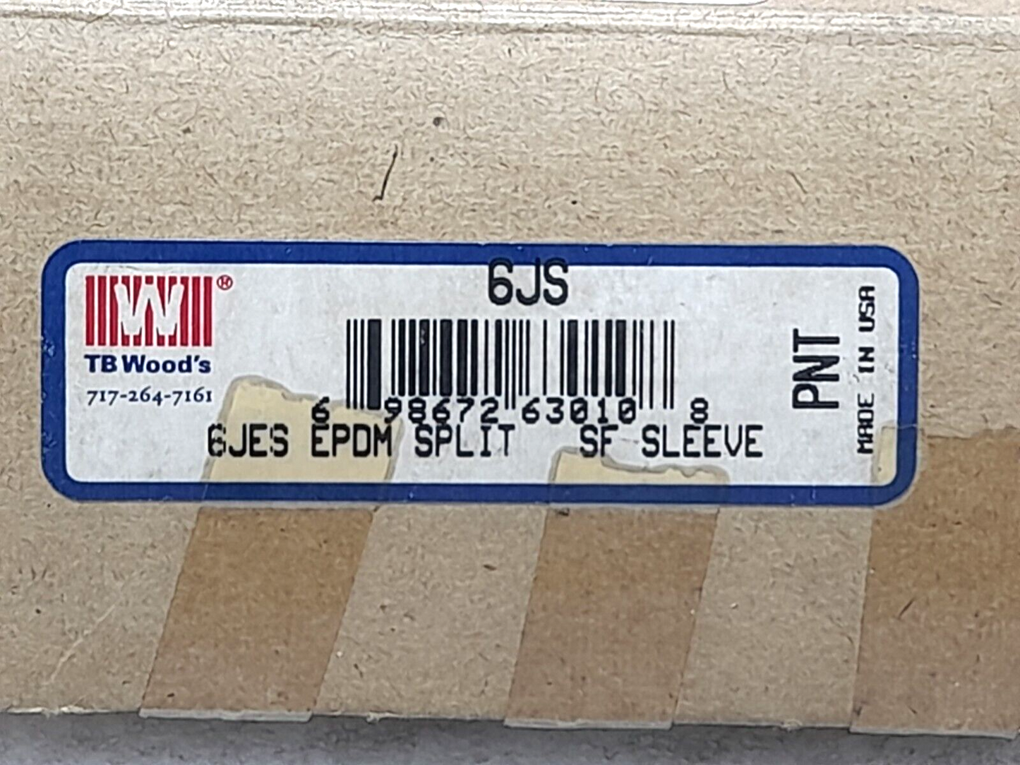 TB Woods 6JS 6JES EPDM Split SF Sleeve Sure Flex Coupling