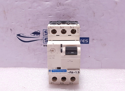 Telemecanique GV2-RT08 Motor Circuit Breaker 2.5-4A Uimp: 6kV 50/60Hz
