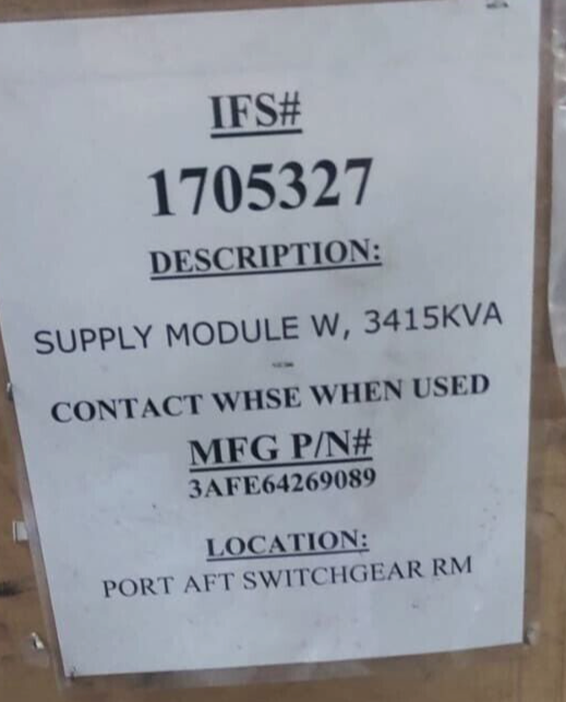 ABB ACS 600 Supply Module 64269089 ACW6843600600000300905 ACW 684 3600 6