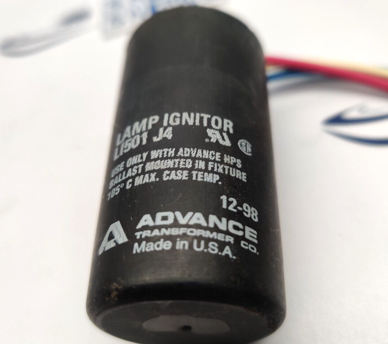 Advance Transformer LI501J4 Lamp Ignitor 12-98