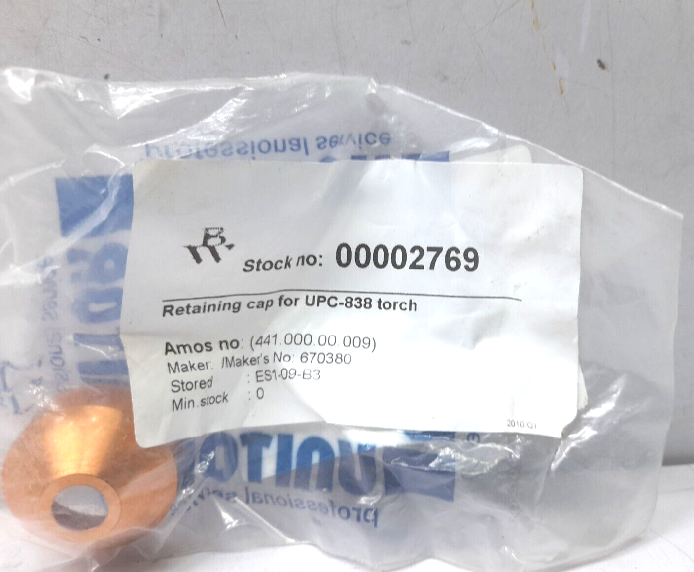 Unitor 670380 Retaining Cap Gouging Shield For UPC-838 Torch