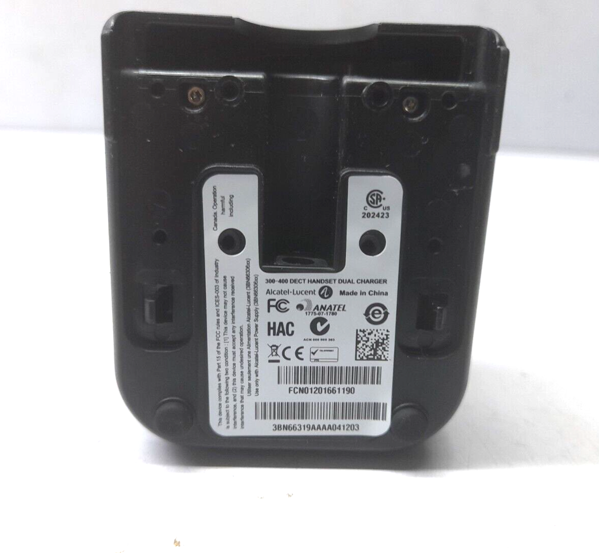 Alcatel 3BN67319AA Dual Charger X 300 300-400 Dect Handset Dual Charger