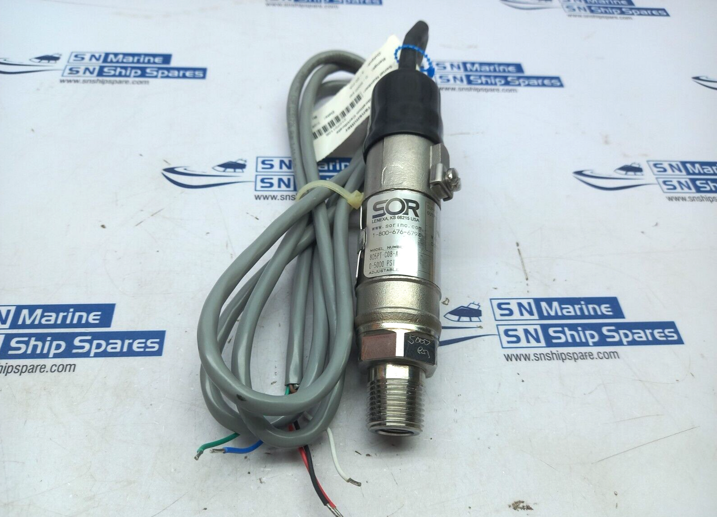 SOR 805PT-C08-A Pressure Transmitter 0-5000Psi 4-20Ma