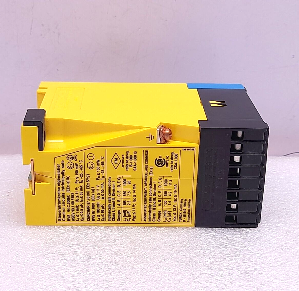 Turck Multi Safe MS41-42Ex0-R Logic Amplifier Relay MS41-42EX0-R/230VAC Switchin