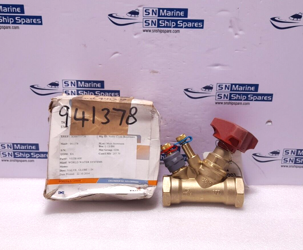 Victaulic V-010-787-CBV 1” Balancing Valve TA 52 167-525 PN20 150 1 DN25