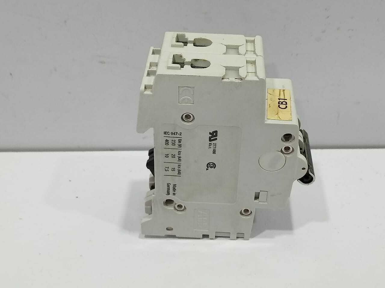 ABB S202 K8A Circuit Breaker S202-8A 277-480 VAC ~400