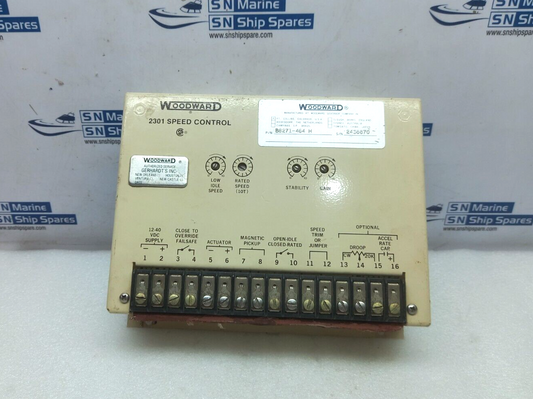 Woodward B8271-464 H 2301 Speed Control B8271464