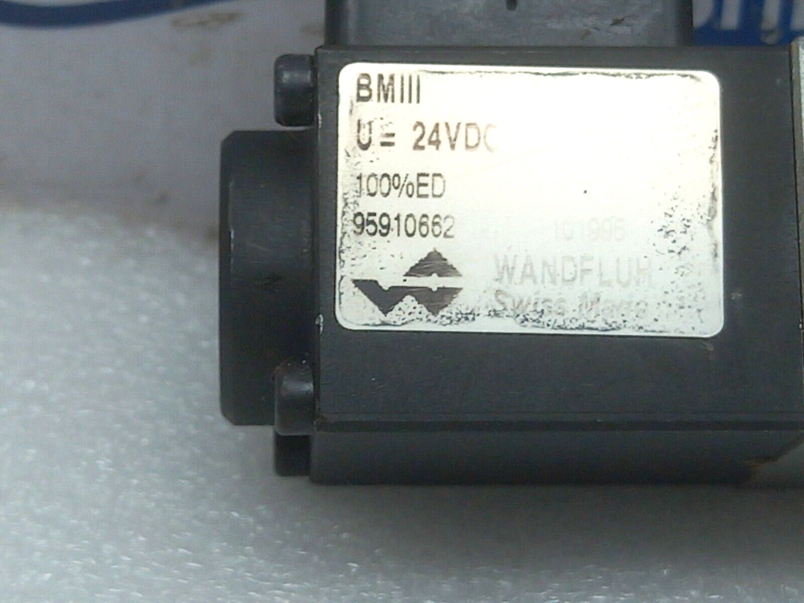 Wandfluh BM4D31 Hydraulic Solenoid Valve P Max 250bar