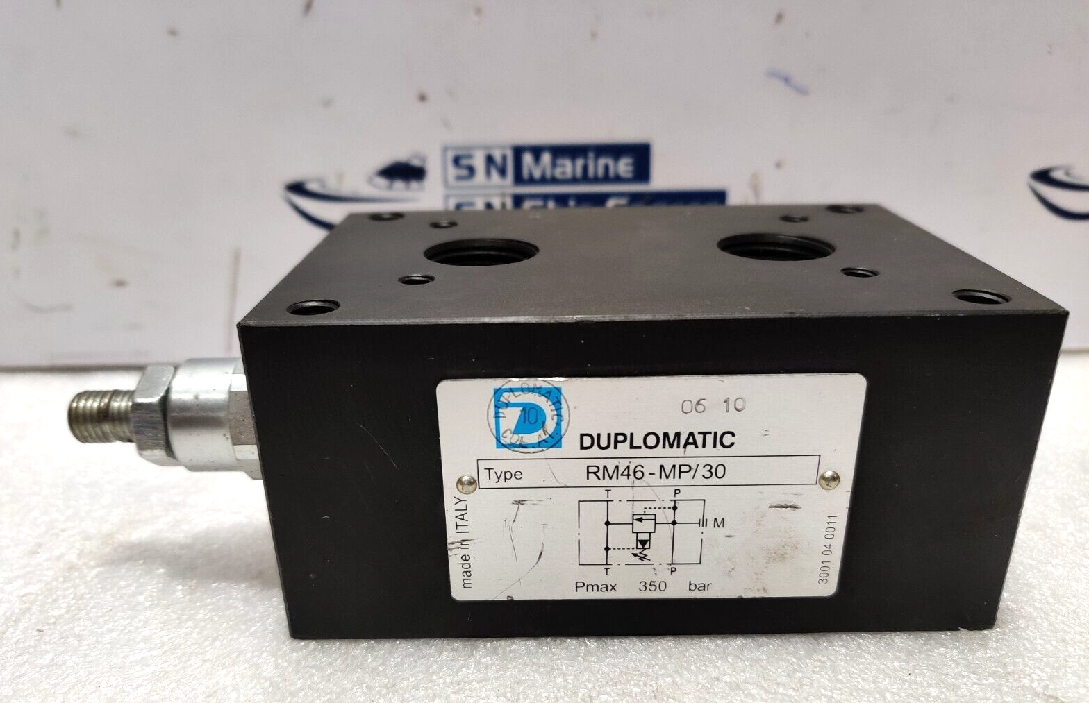Duplomatic RM46-MP/30 Pressure Relief Valve Pmax 350 Bar