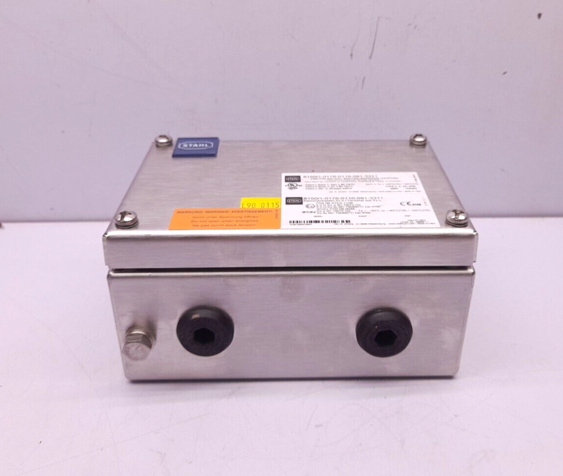 Stahl 8150/1-0176-0116-091-3311 Junction And Pull Box For Hazardous Locations