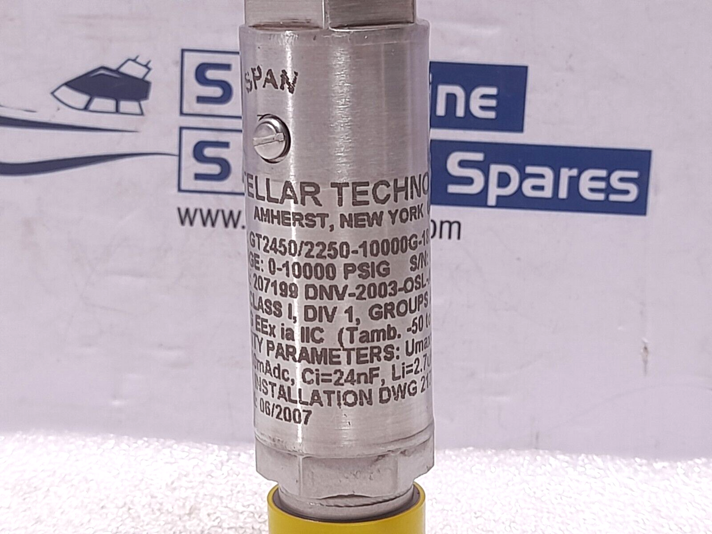 Stellar GT2450/2250-10000G-180 Pressure Transmitter 0-10000 PSIG