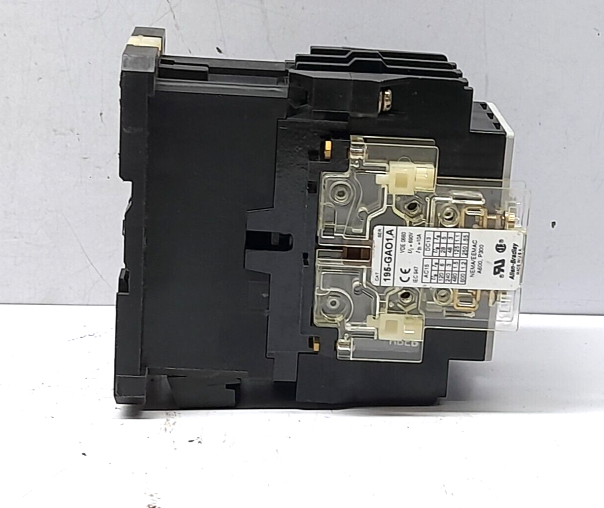 Allen Bradley 100-A38ND31 Ser C Contactor 110V50Hz 120V60Hz A38 195-GAO1 Ser A