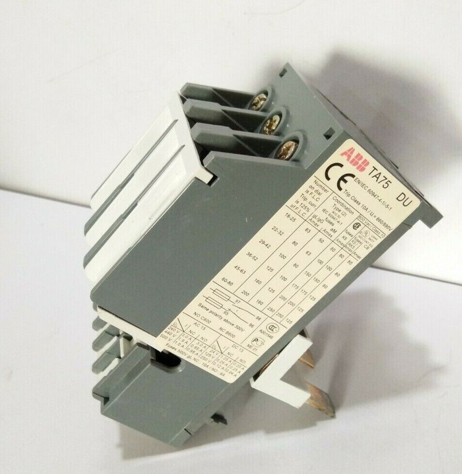 ABB TA75 DU 32 THERMAL OVERLOAD RELAY TA75DU