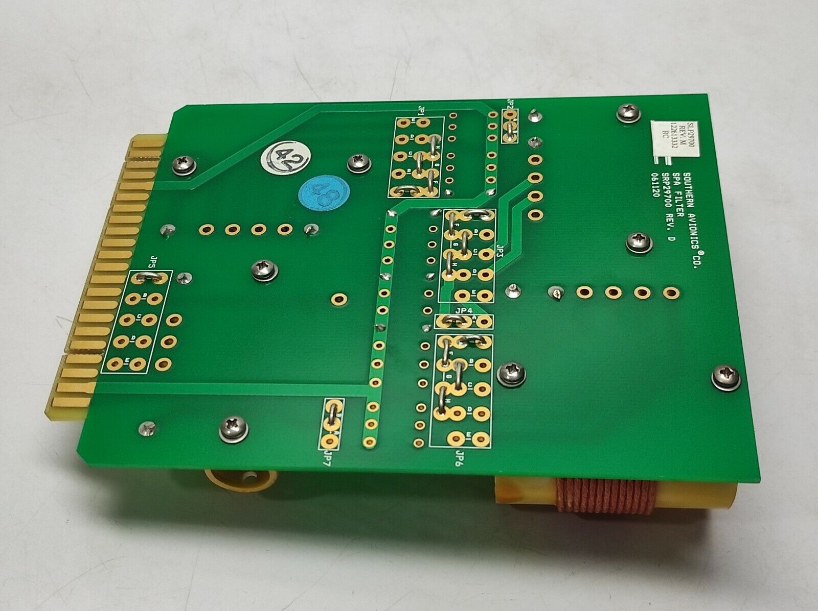 Southern Avionics SRP29700 Rev D Spa Filter PWB-297-6142 Filter H SPA
