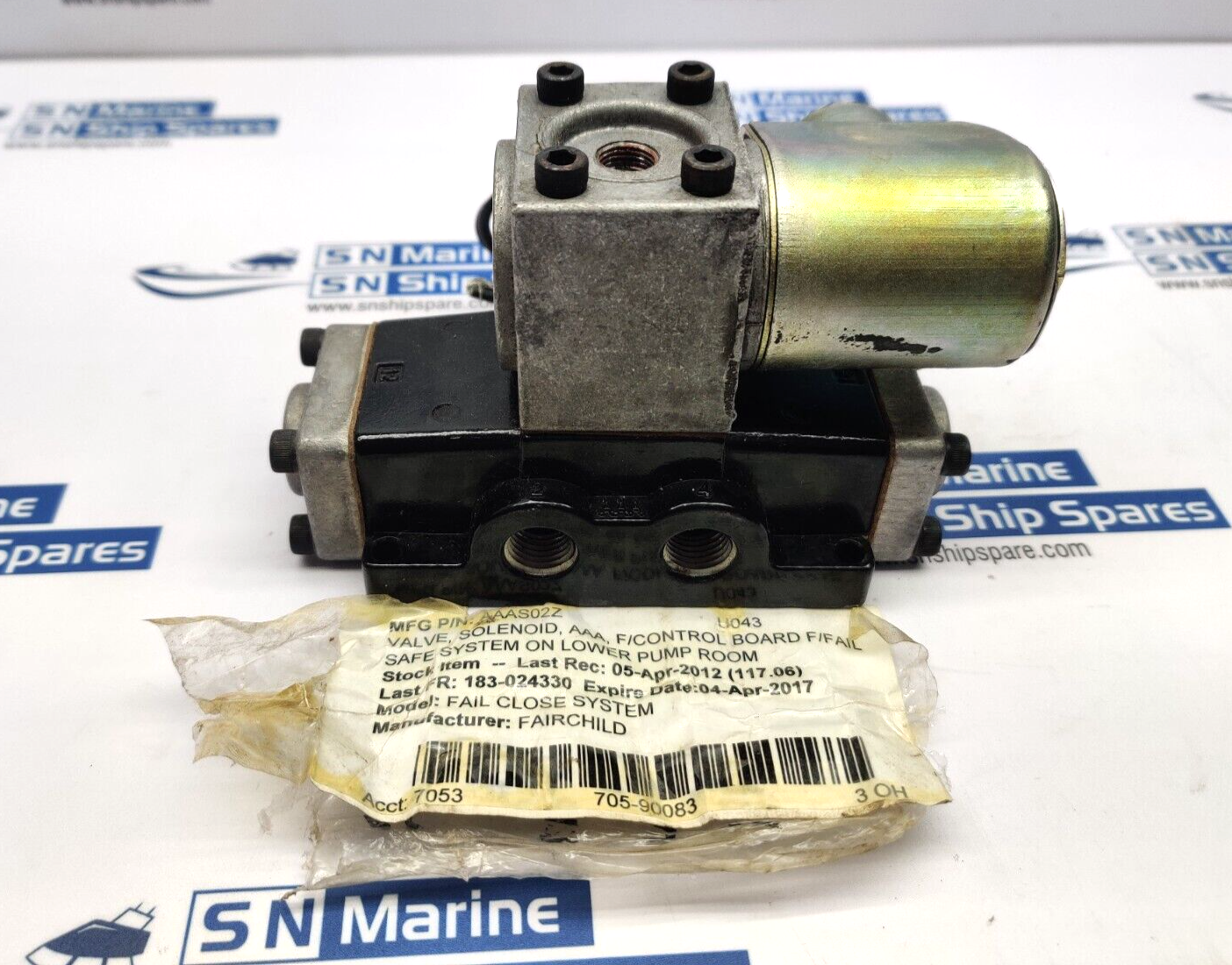 AAA International S02Z General Purpose Valve 160Psi 250W/160 Ext Pilot AAAS02Z