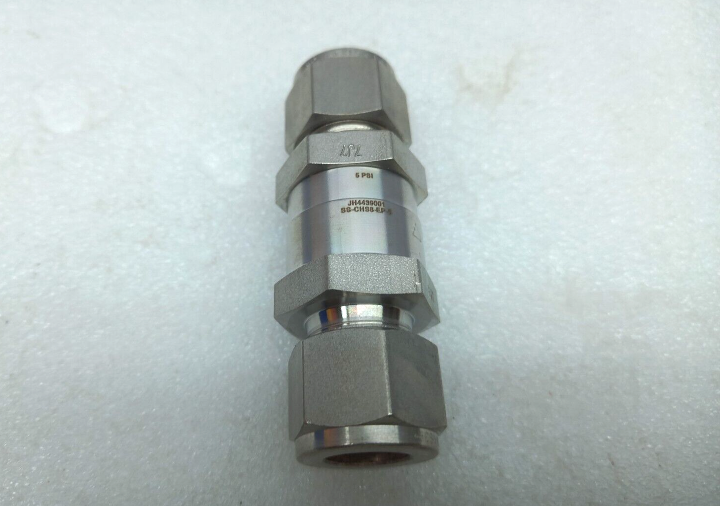 Swagelok SS-CHS8-5 Poppet Check Valve 1/2IN 600Psig
