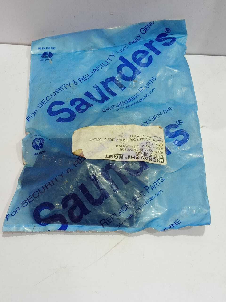 Sounders A-050Q-2 Diaphragm For Saunders 2” Valve