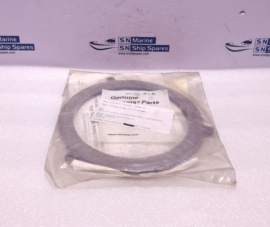 Stearns 5-66-8372-00 Stationary Disc Kit 566837200 Alimak 50500518 5050051-8