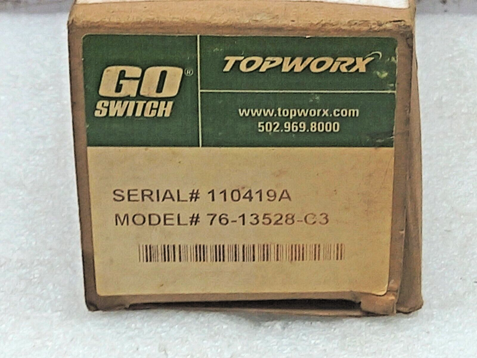Topworx 76-13528-C3 General Purpose Limit Switch NOV 222363
