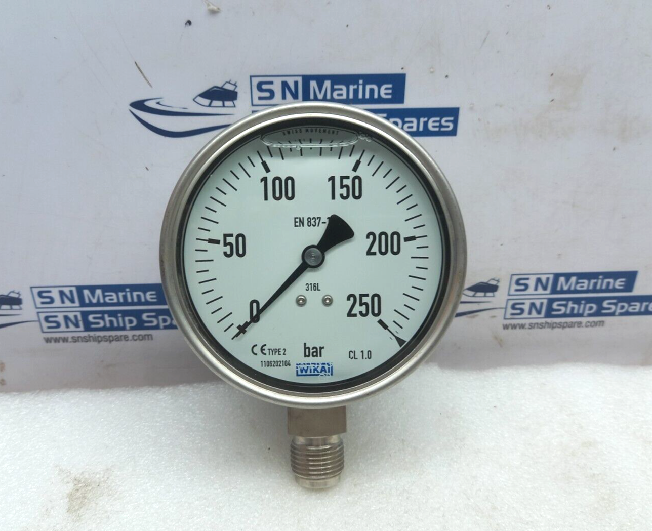 Wikai 1106202104 Type 2 Pressure Gauge 0-250Bar