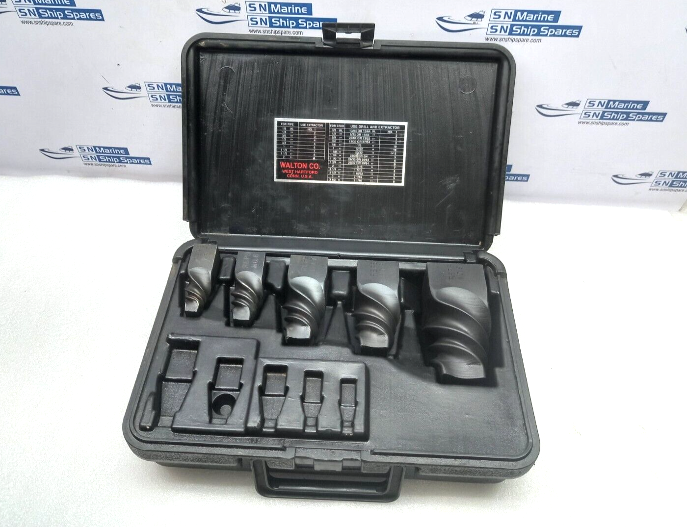 WALTON Tools Drill And Extractor Kit Incomplete Kit