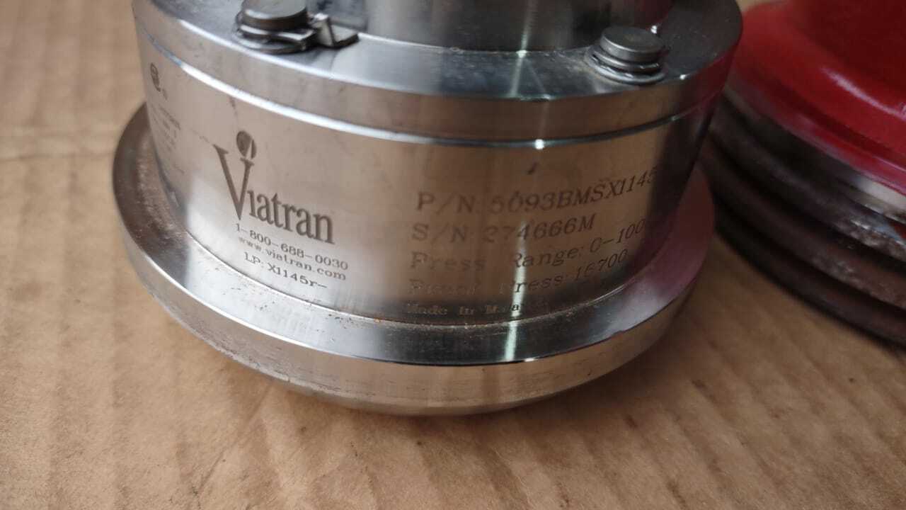 Viatran 5093BMSX1145 / 202-00062-RW8A 10K Hammer Union Pressure Transducer Ass