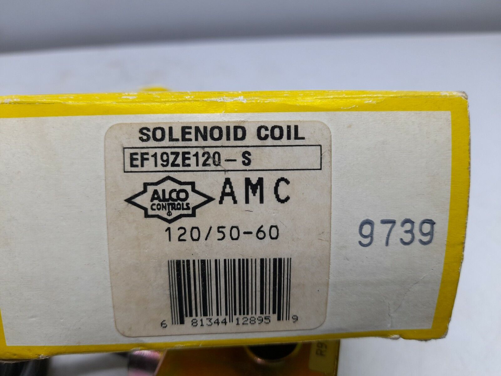 Alco EF19ZE120-S Solenoid Coil 707RA01 120V 50-60Hz