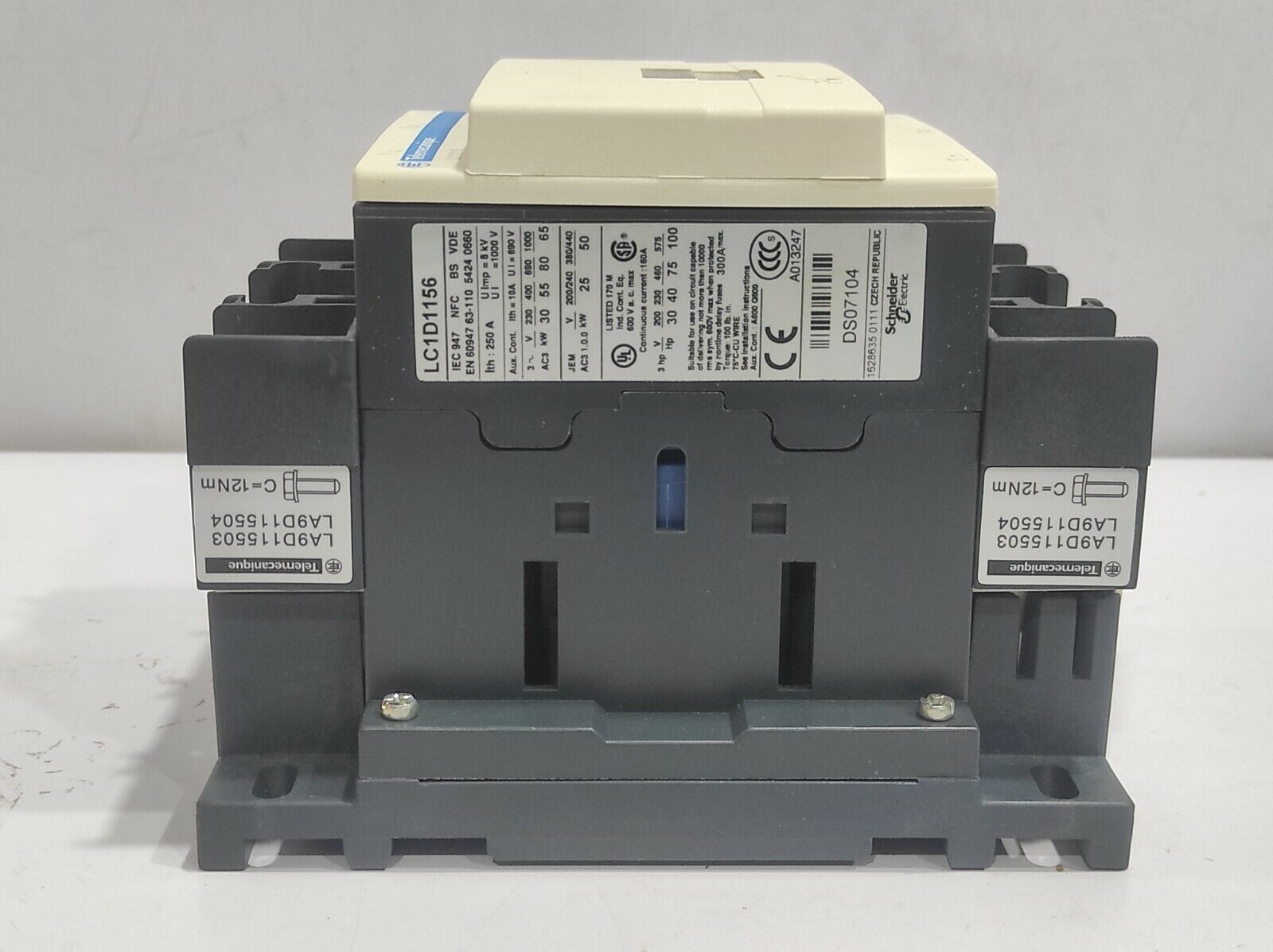 Telemecanique LC1D1156M7 Contactor  220-230V 50Hz 220-240V 60Hz