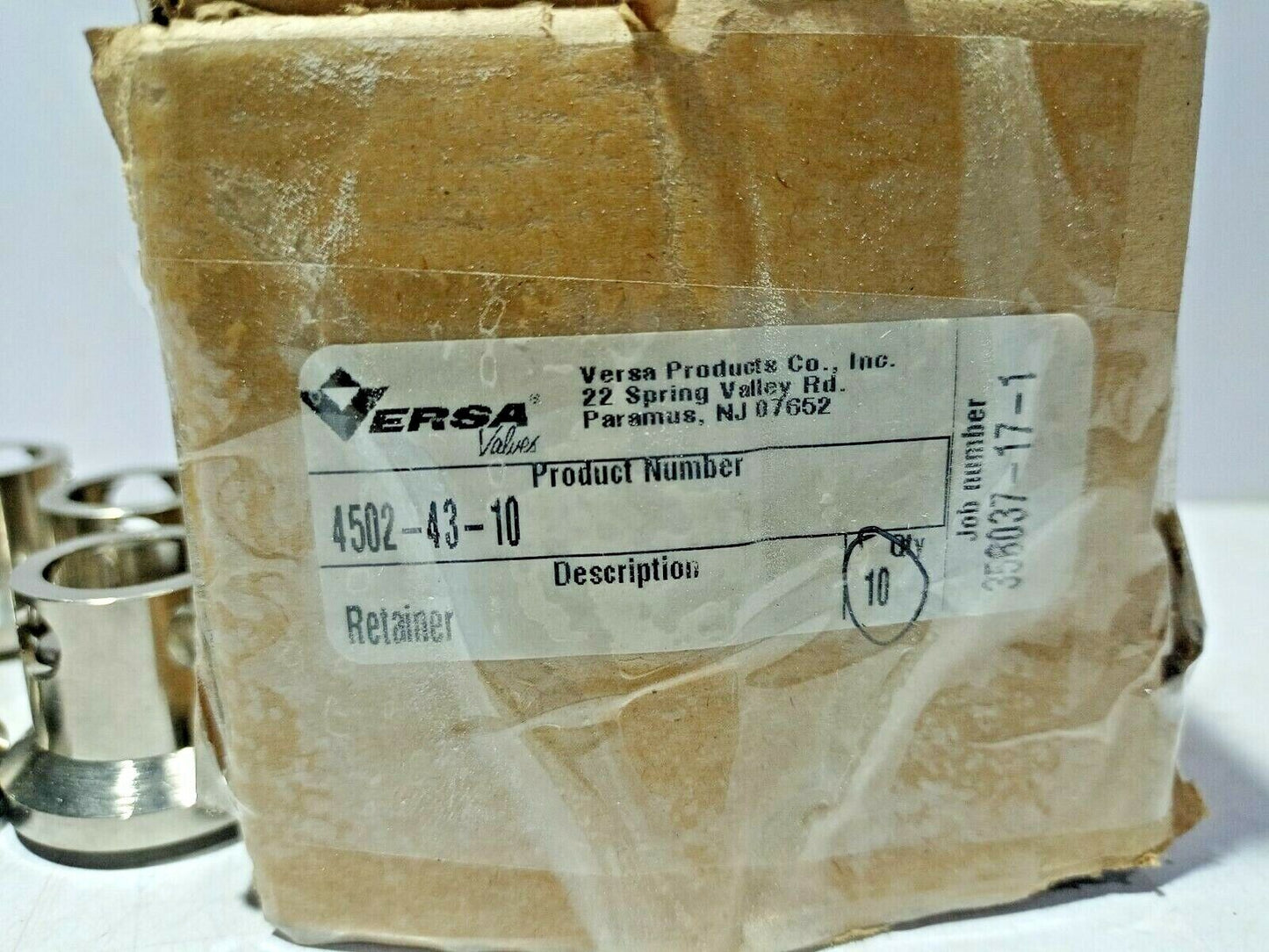 Versa 4502-43-10 Retainer 45024310 - 8PCs Lot