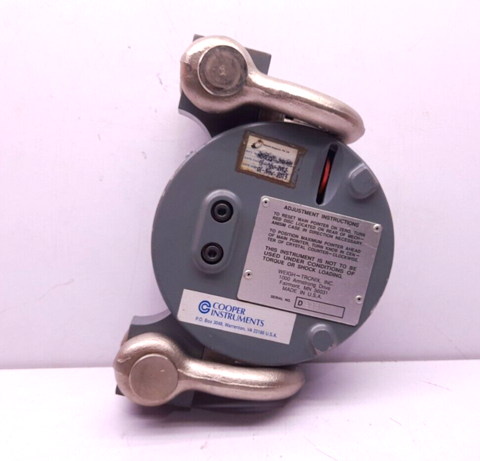 Dillon AP Dynamometer Pat No 3,277,705 Capacity 5000 kg Divisions 50 kg