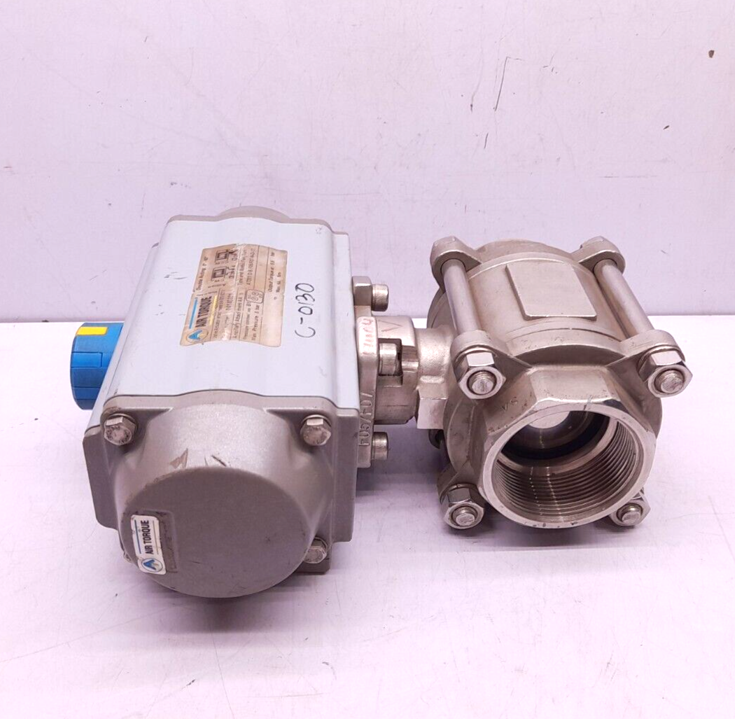 Air Torque AT201 D B F05/F07-N-D-17 Actuator With Series 77 DN 50-2” Ball Valve