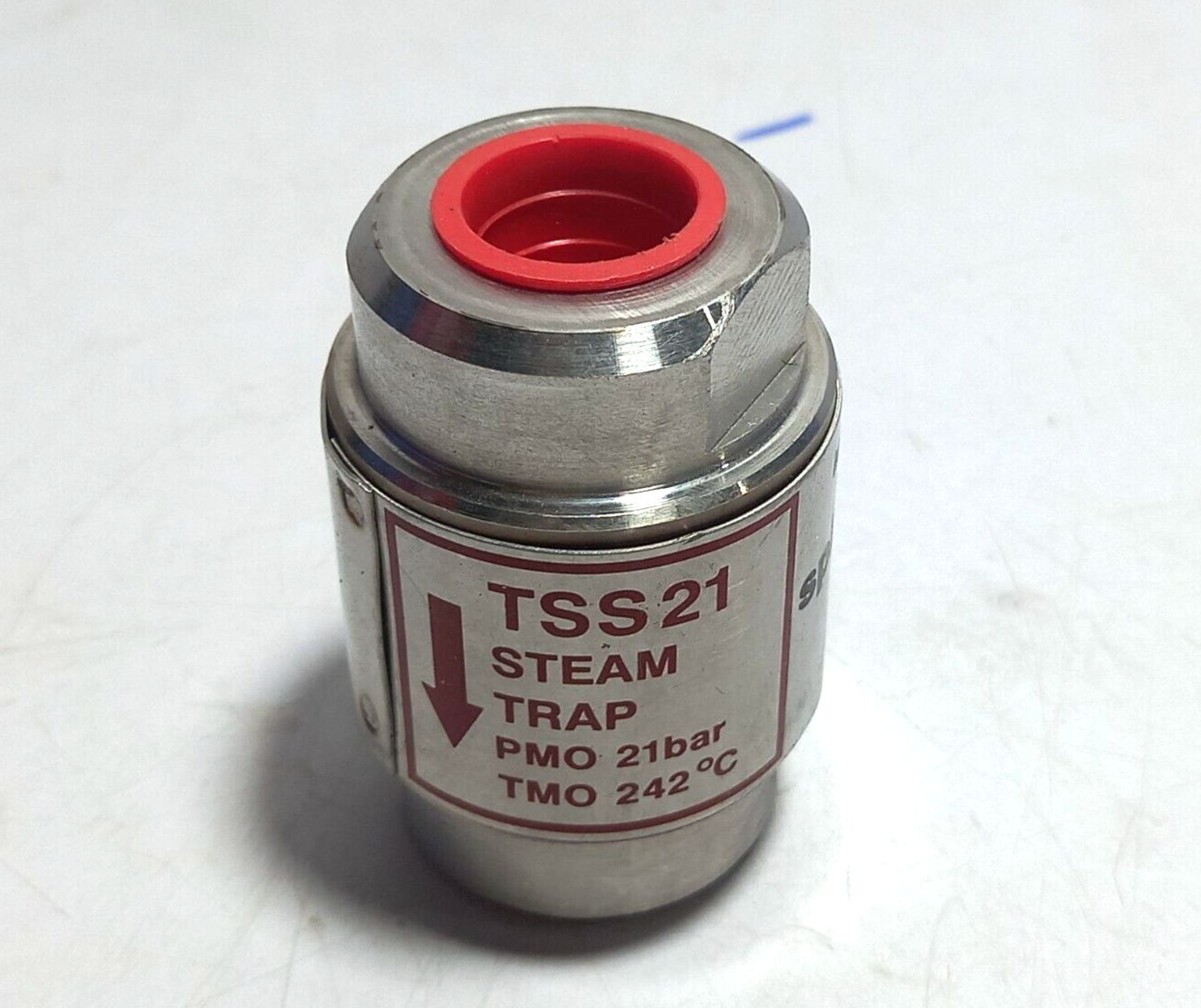 Spirax Sarco TSS 21 Steam Trap PMO 21Bar TMO 242◦C Fixed Temp. Discharge PMO 7Ba