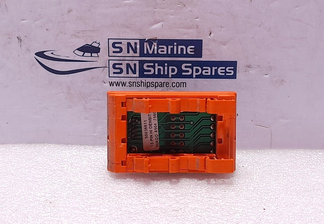 WAGO 50036611 15 Pin HI Density 4504 75601 2PCs In Lot