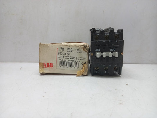 ABB B30-30-00 Overprotective Contactor 110-115V 50Hz 110-127V 60Hz