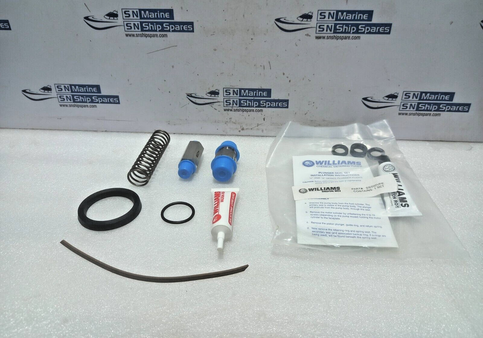 WILLIAMS Milton Roy SS500VPE Plunger Seal Kit