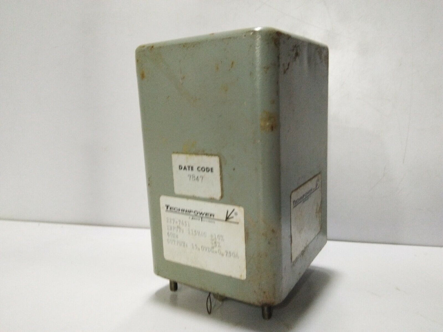 TECHNIPOWER 227-7451 POWER SUPPLY INPUT:115VAC±10% 60HZ /2277451