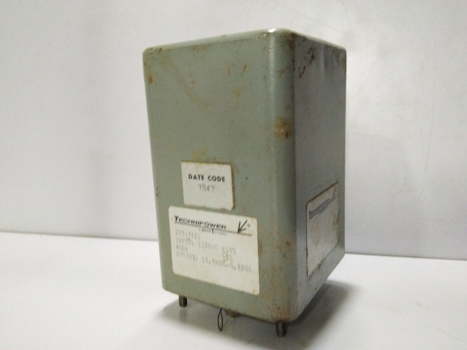 TECHNIPOWER 227-7451 POWER SUPPLY INPUT:115VAC±10% 60HZ /2277451