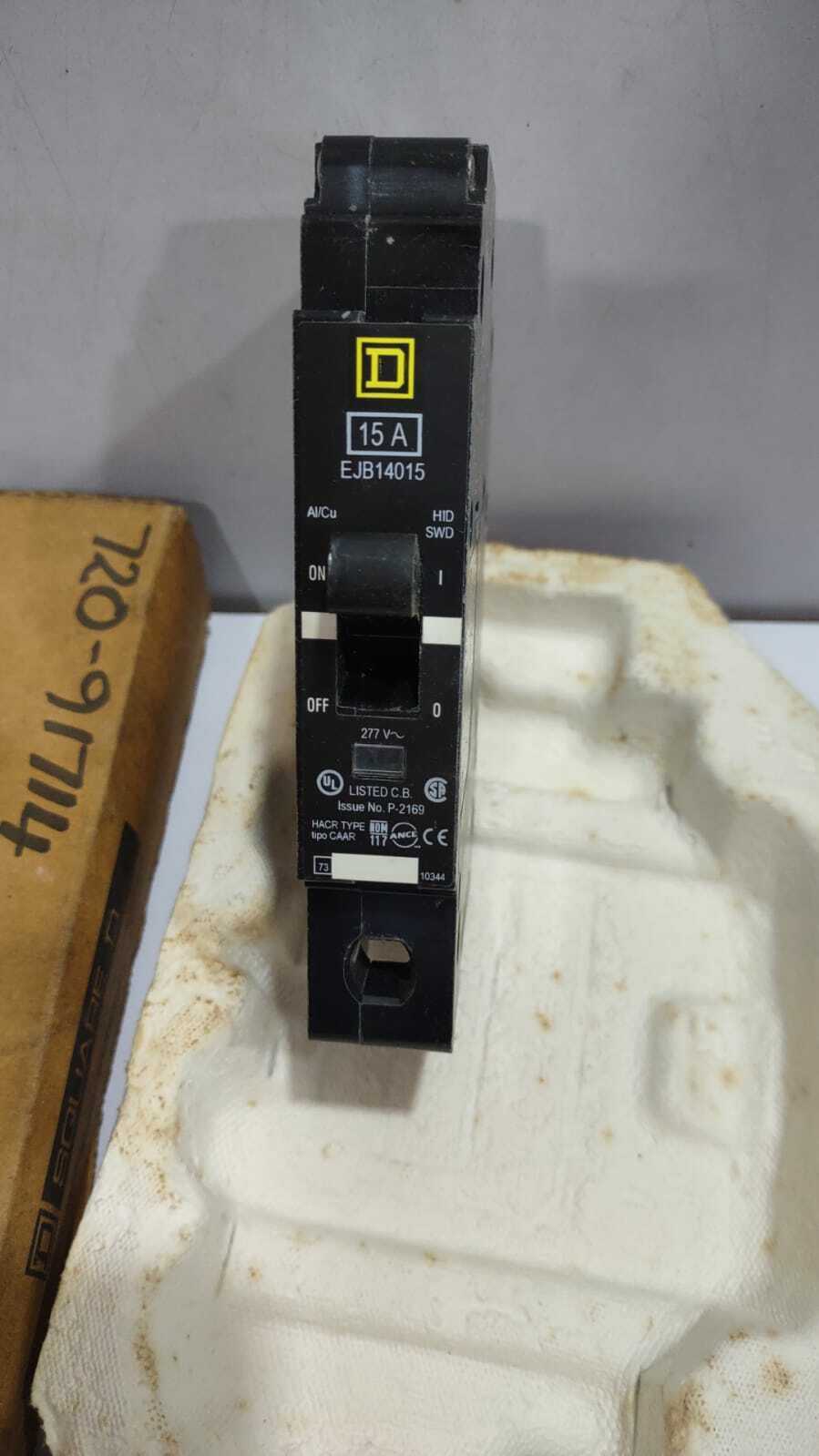 Square D EJB14015 Circuit Breaker 15A 1P