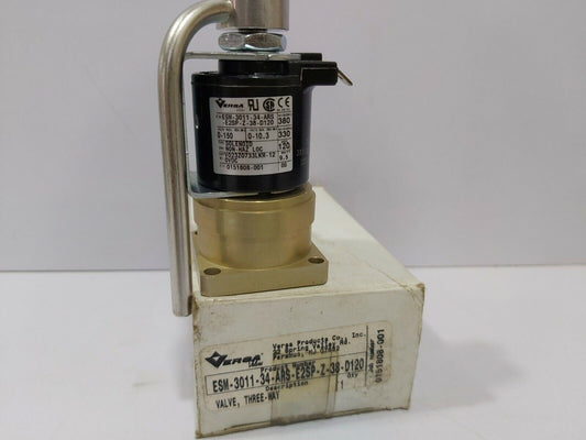 Versa ESM-3011-34-ARS-E2SP-Z-38-D120 3Way Solenoid Valve ESM301134ARSE2SPZ38D120