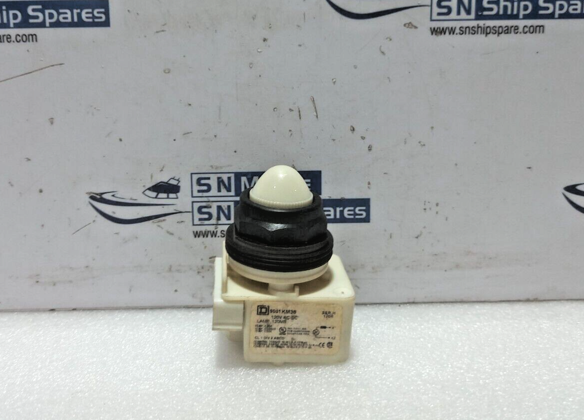 Square D 9001KM38 Light Module 120V AC-DC Ser.H Lamp 120MB