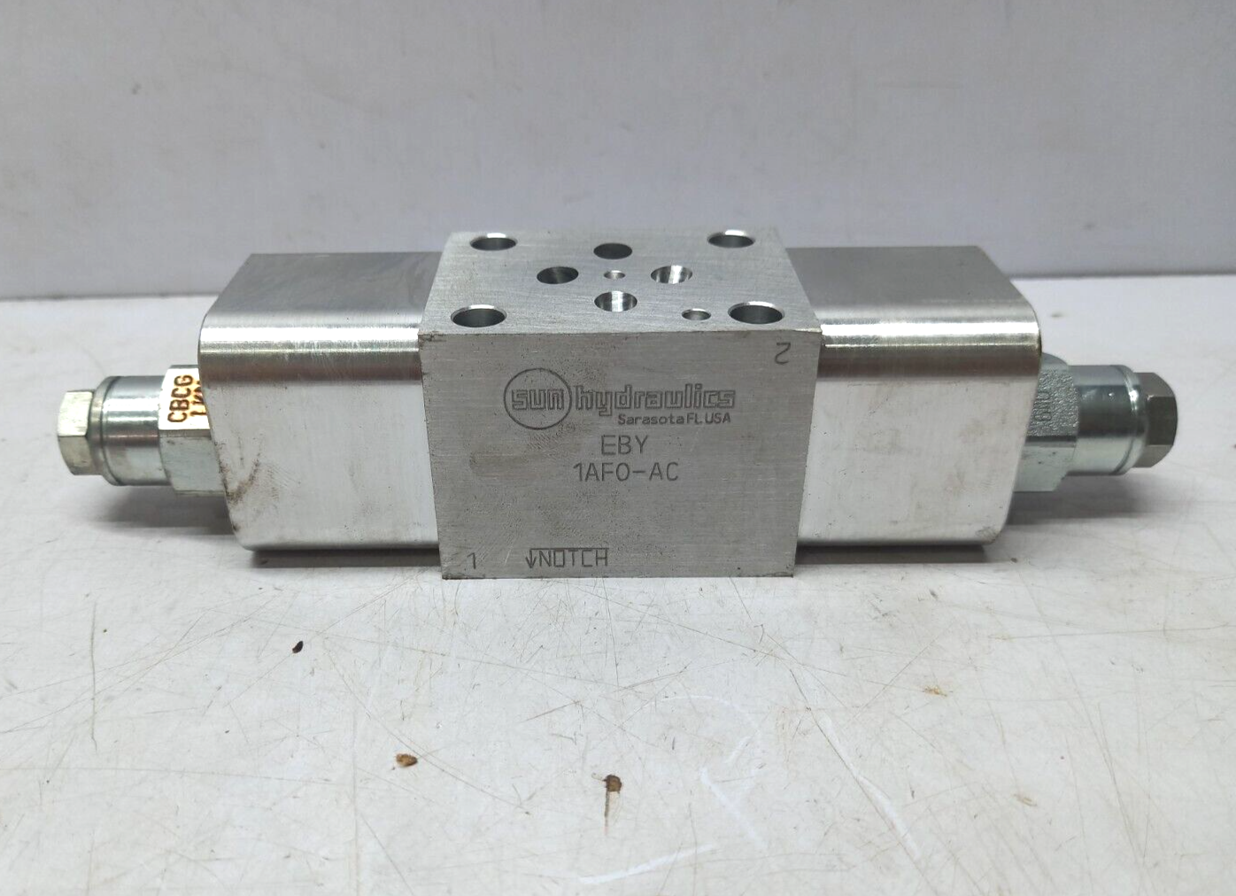 Sun Hydraulics EBY1AF0-AC Pilot Operated, Balanced Relief Valve CBCGLKM