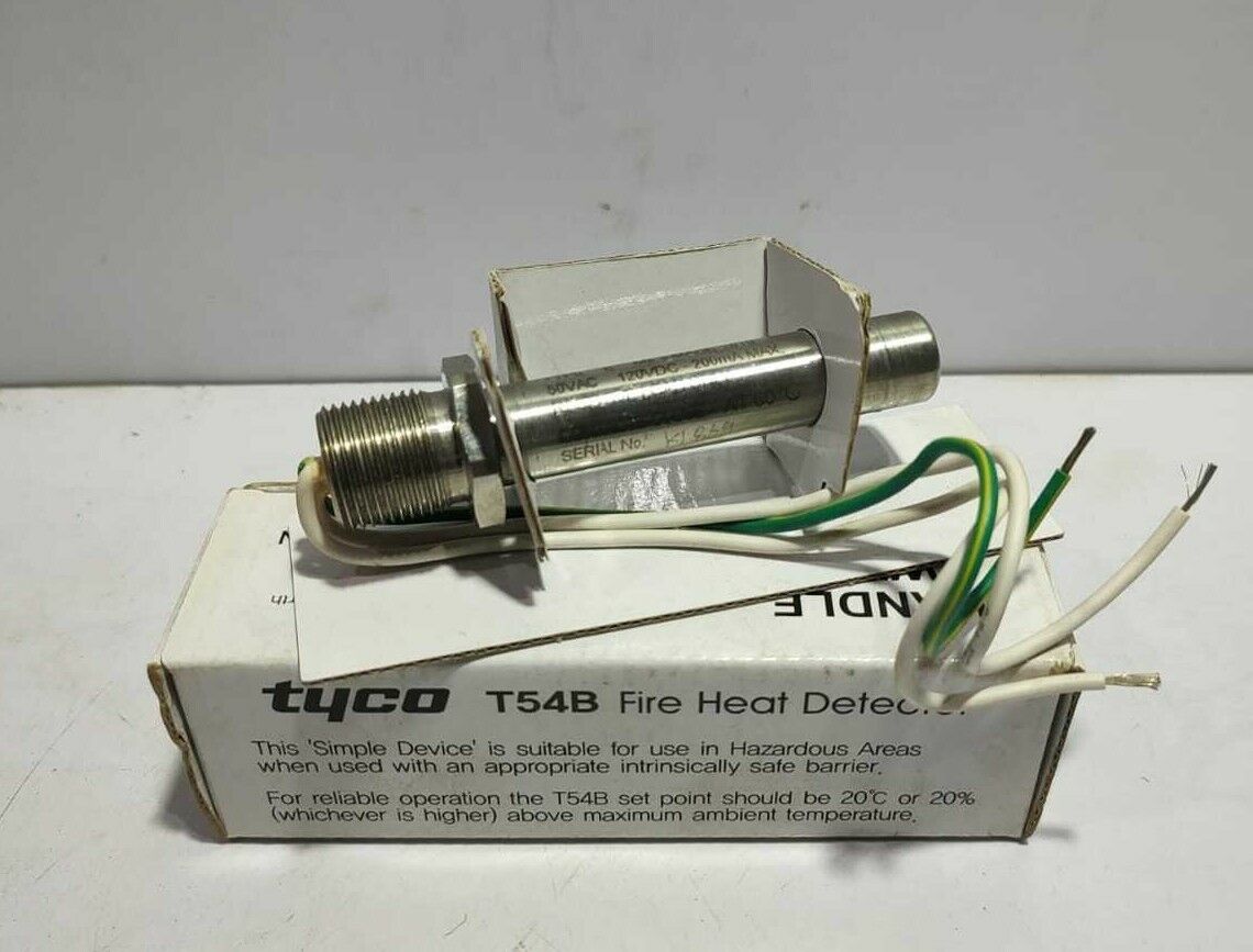 Tyco T54B Fire Heat Detector 50VAC 120VDC 200mA Max